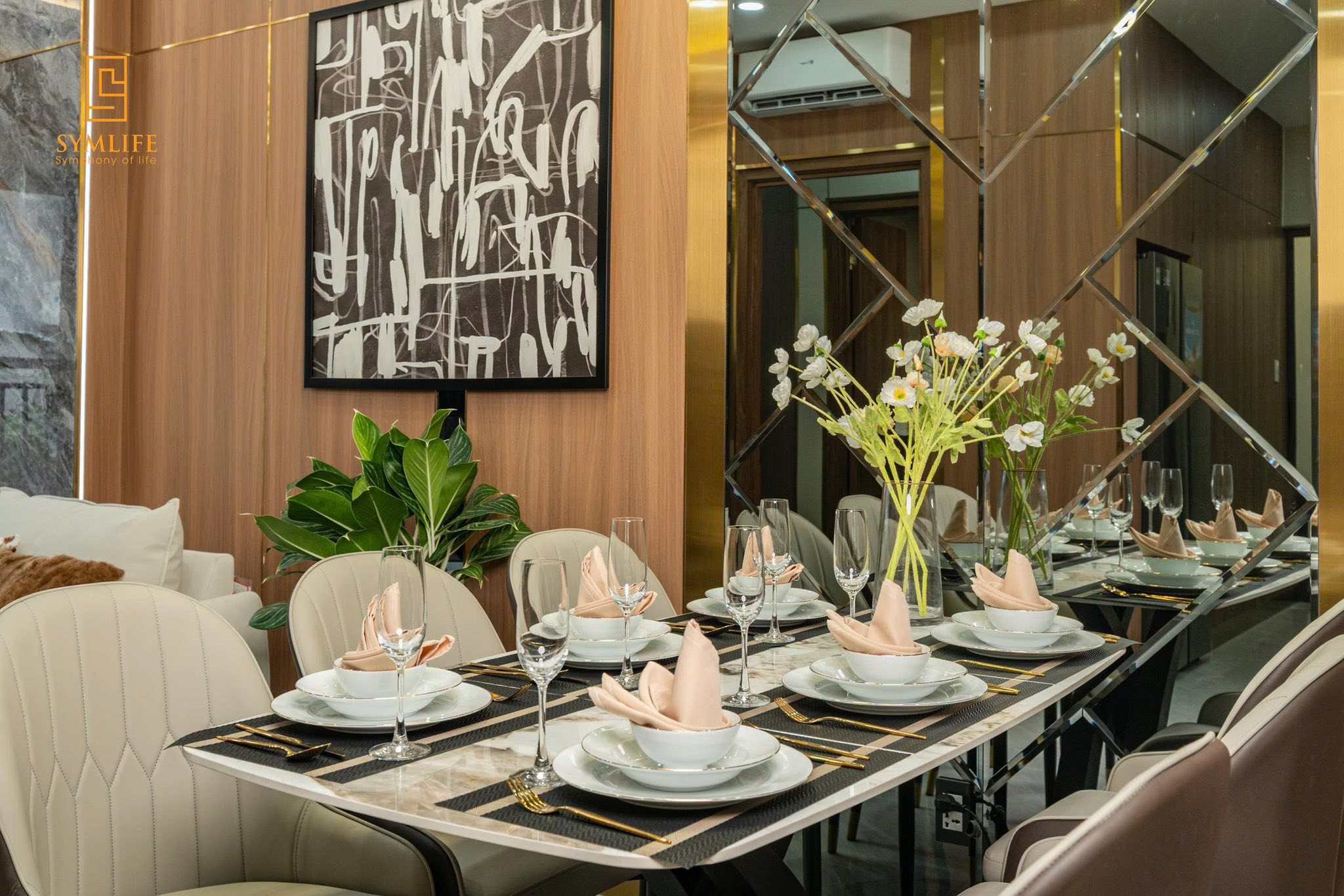 Căn hộ mẫu Symlife thực tế 2PN(70m2)