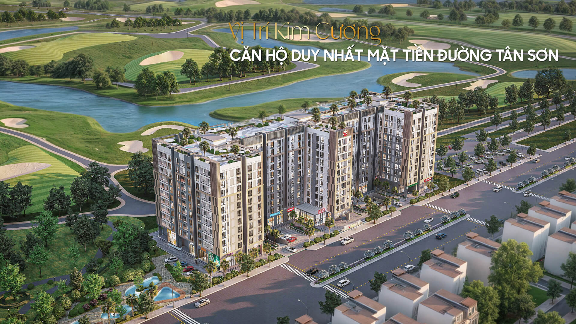 Kiến trúc chữ E – Giải pháp đột phá cho ánh sáng và tầm nhìn tại Golf View Palace