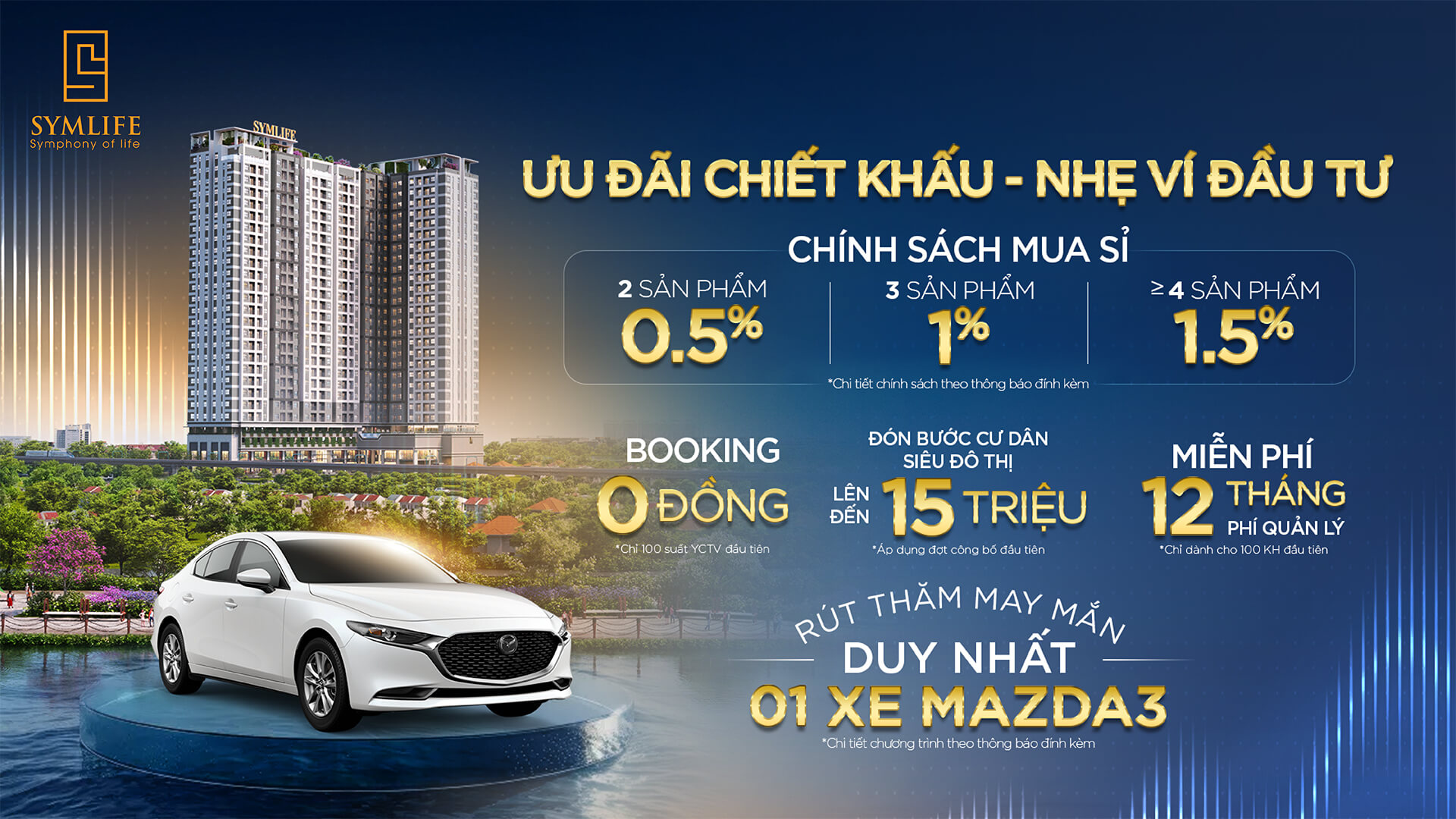 CĂN HỘ SYMLIFE CẬP NHẬT BẢNG GIÁ THÁNG 8/2025